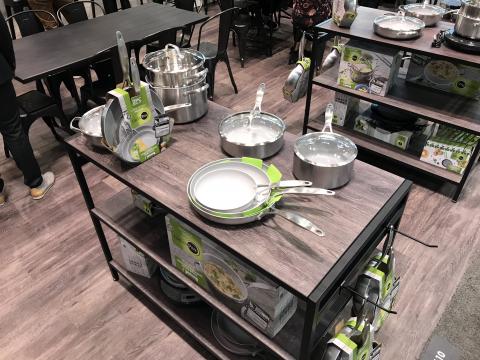 Cookware Display Table